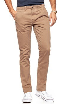 WRANGLER SPODNIE MĘSKIE CHINO TOBACCO BROWN W14LCF81A      $    