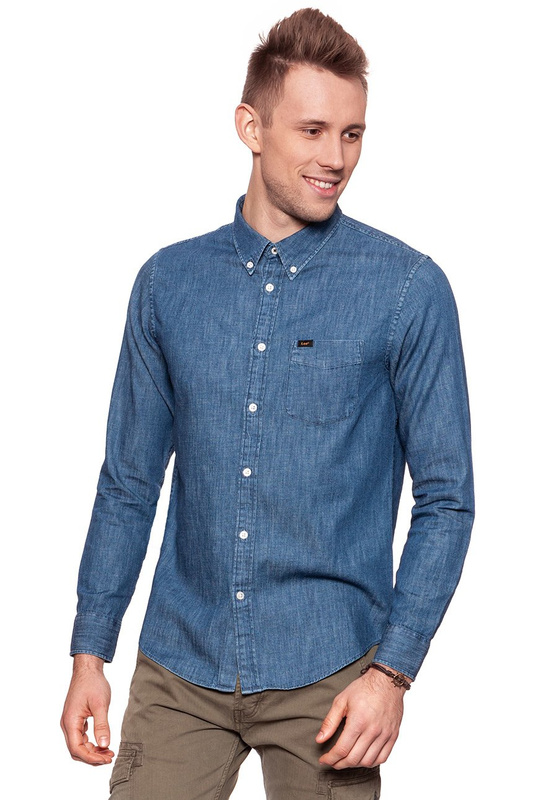 LEE BUTTON DOWN INDIGO L880RDDK
