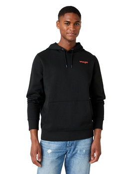 MĘSKA BLUZA Z KAPTUREM WRANGLER VIBRATIONS HOODY BLACK W680H1100 112141473
