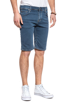 SPODENKI MĘSKIE MUSTANG Chicago Short DENIM BLUE 1006166 5000 680
