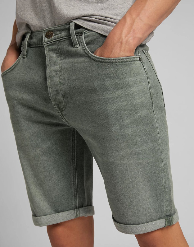 SZORTY MĘSKIE LEE 5 POCEKT SHORT FADED KHAKI L73ENSUU 112120499