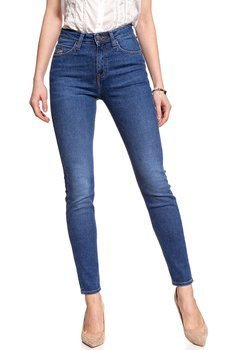 SPODNIE LEE DAMSKIE SCARLETT HIGH TRUE BLUE L31AROPB 112106998