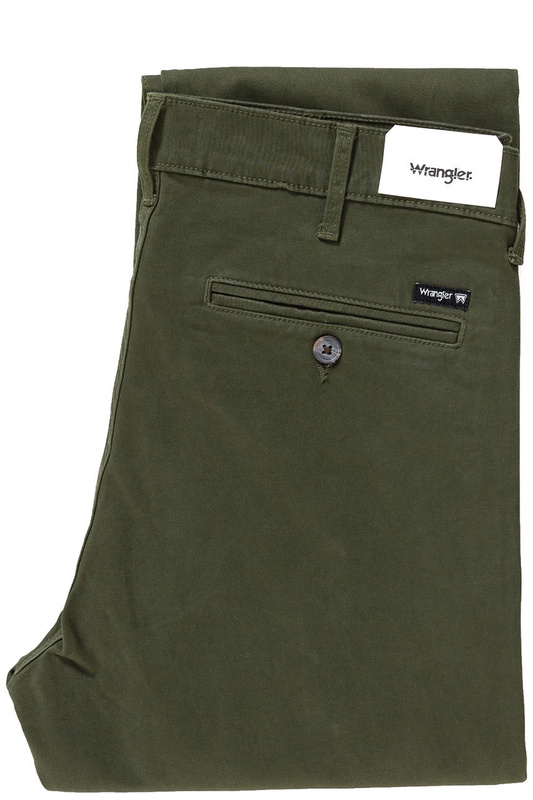 WRANGLER SPODNIE MĘSKIE CHINO IVY GREEN W16LA1XIX 112127302