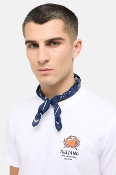 Męski T-Shirt Mustang Style Austin Bright White 1016495 2007