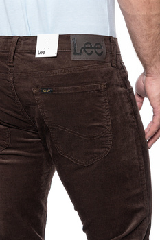 SPODNIE MĘSKIE LEE LUKE WINTER BROWN L719RL52 112119345