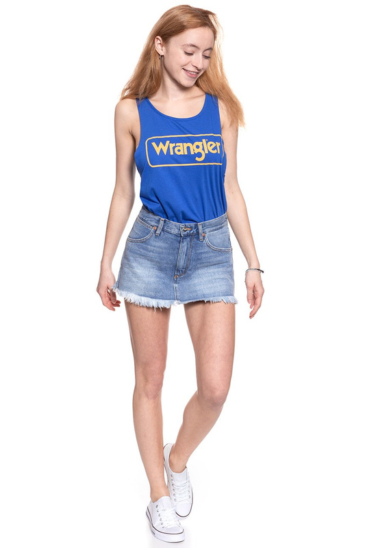 WRANGLER RETRO DAMSKA SPÓDNICA JEANSOWA CROP SKIRT FIJI W216GF127 112127761
