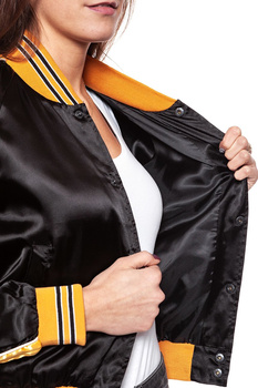 DAMSKA KURTKA PRZEJŚCIOWA WRANGLER SATEEN BOMBER BLACK W4064YF01 112128705