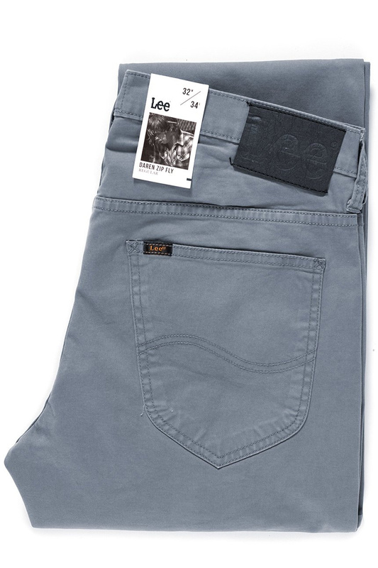 LEE SPODNIE MĘSKIE DAREN ZIP FLY DARK GREY L707SC80 112118444