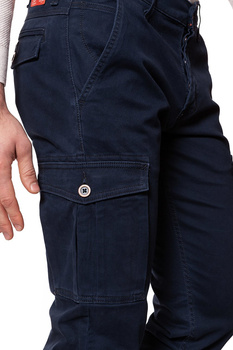 WRANGLER CARGO PANTS NAVY WASHED W15ACF68H