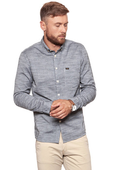 LEE SLIM BUTTON DOWN PITCH BLACK L66XZNEM 112116838