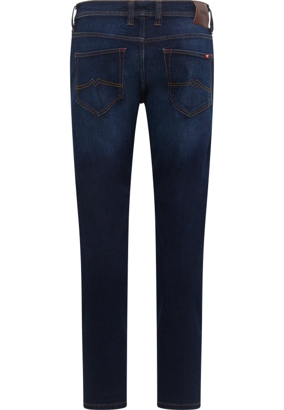 Męskie Spodnie Jeansowe Mustang Style Oregon Slim Denim Blue 1015867 5000 803