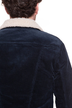KURTKA ZIMOWA WRANGLER 124MJ SHERPA NAVY W4MSUP114 112129153