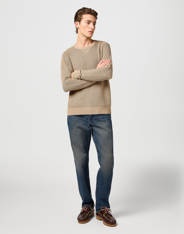 MESKIE SPODNIE WRANGLER FRONTIER SUNLIGHT INDIGO 112364422