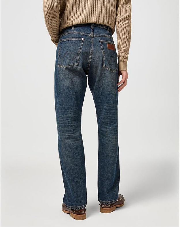 MESKIE SPODNIE WRANGLER FRONTIER SUNLIGHT INDIGO 112364422