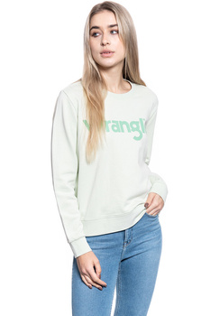 BLUZA DAMSKA WRANGLER REGULAR SWEAT ALMOST AQUA W6N2HAG11 112130788