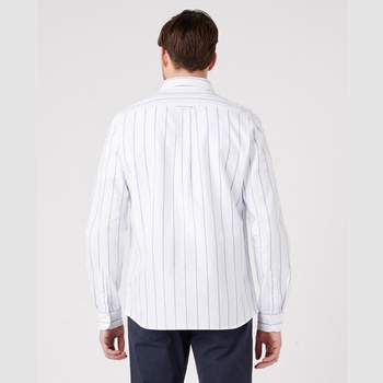 WRANGLER BUTTON DOWN SHIRT MĘSKA KOSZULA MATERIAŁOWA W PASKI W5B1BMX12 112320844