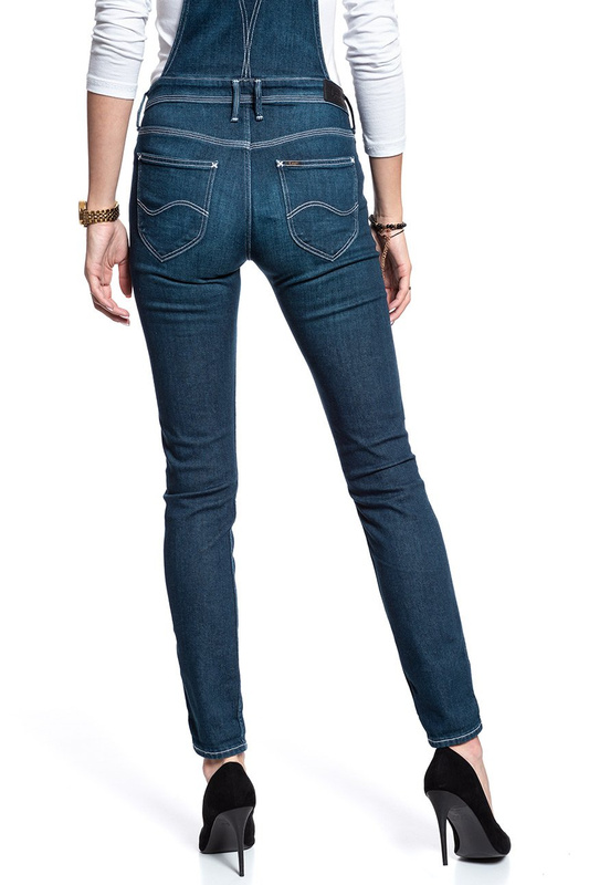 DAMSKIE OGRODNICZKI LEE RELAXED BIB RANGE BLUE L39KKTOJ 112108407
