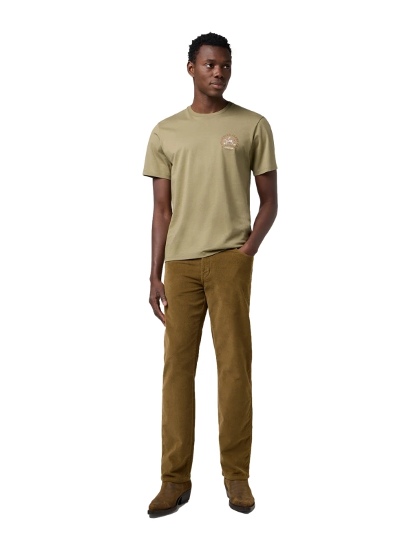 MESKA KOSZULKA WRANGLER SMALL GRAPHIC TEE ALOE 112371473