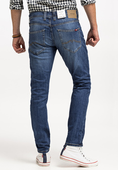 MUSTANG OREGON TAPERED MĘSKIE SPODNIE JEANSOWE JEANSY DŻINSY DENIM BLUE 1014041 5000 883