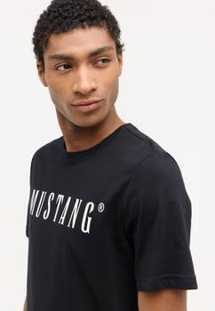 Męski T-Shirt Koszulka MUSTANG Style Austin Black 1014695 4142