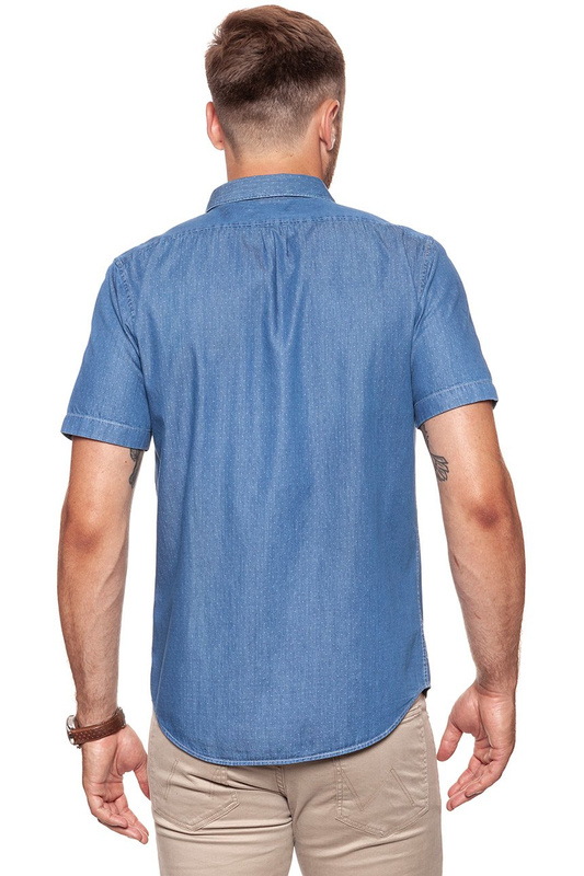 LEE BUTTON DOWN SS MEDIEVAL BLUE TALL L886JO13 112123664