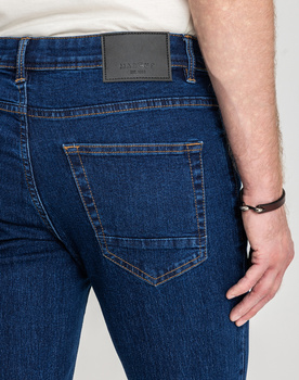 Męskie Spodnie Jeansowe Marcus Sebb 2217 Raw Dark Blue 14-200304