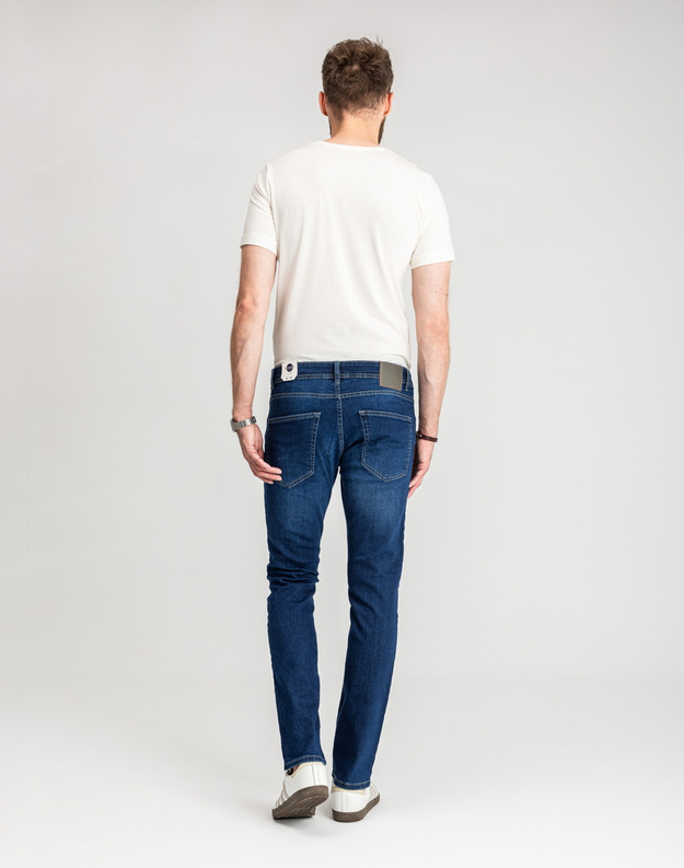 Męskie Spodnie Jeansowe Marcus Felix 2160 Jeans Nevada Blue 14-200243