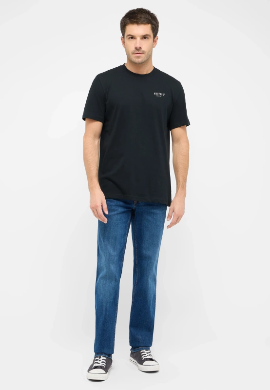 Męskie Spodnie Jeansowe Mustang Style Tramper Straight Denim Blue 1016333 5000 502
