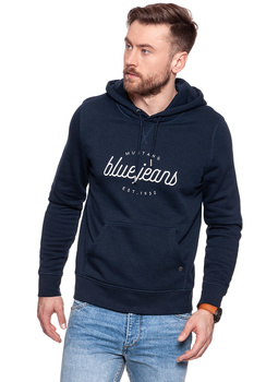 BLUZA MUSTANG MĘSKA Basic Hoodie DARK SAPPHIRE 1006433 4136