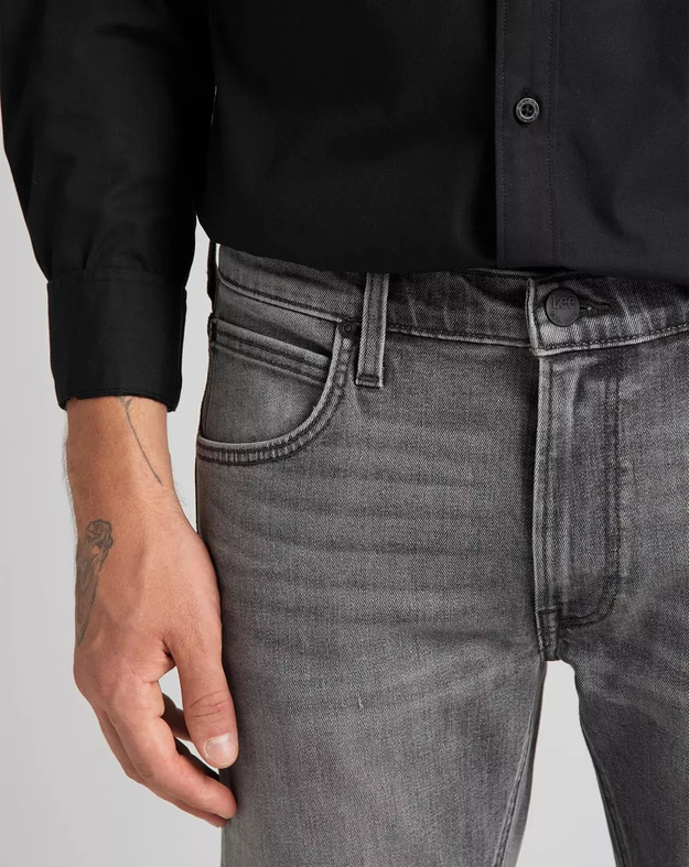 LEE DAREN ZIP FLY MĘSKIE SPODNIE JEANSOWE MID WORN MAGNET L707PYMO 112118355