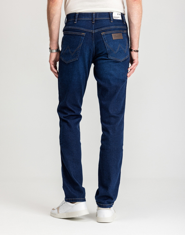 MESKIE SPODNIE WRANGLER TEXAS SLIM NIGHT SHADE 112350865