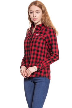 KOSZULA WRANGLER LS WESTERN SHIRT SCARLET RED W5240N6UU 112129356