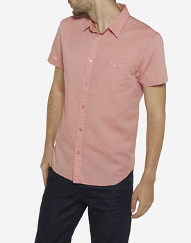 WRANGLER S/S 1 PKT SHIRT MĘSKA KOSZULA KRÓTKI RĘKAW DUSTY ROSE W5860LOS7