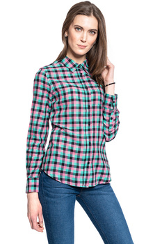 WRANGLER LS WESTERN SHIRT DAMSKA KOSZULA W KRATĘ DŁUGI RĘKAW BLACK W5Z1OR100 112130363