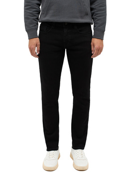 Męskie Spodnie Jeansowe Mustang Style Oregon Slim Denim Black 1014594 4000 900
