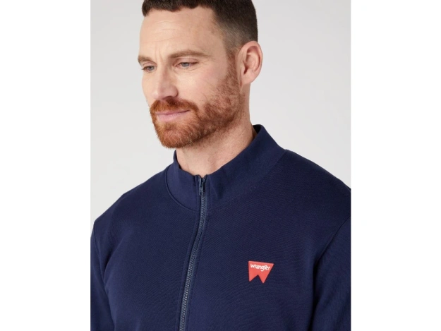 MESKA BLUZA WRANGLER FUNNEL NECK ZIP REAL NAVY 112341207