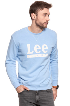 BLUZA MĘSKA LEE BASIC GRAPHIC CREW SKY BLUE L80TJBLM 112121524
