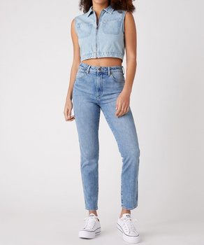 WRANGLER 90’S DAMSKI BEZRĘKAWNIK JEANSOWY VEST SUNFADE W4R35E180 112129203