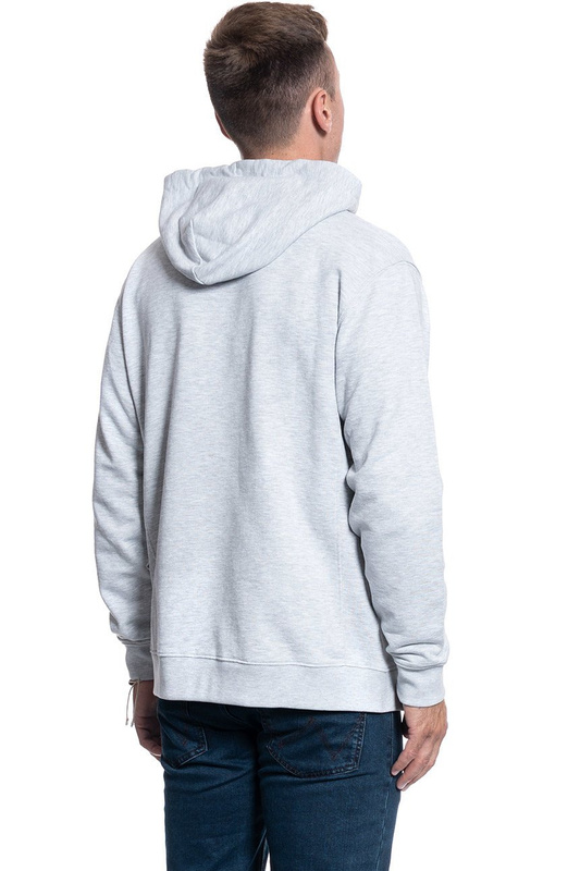 BLUZA LEE BASIC HOODIE SHARP GREY MELE L82QWO03 112122156