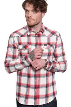 KOSZULA MĘSKA WRANGLER LS WESTERN SHIRT RAINY DAY W5A0T2XGI 112129944
