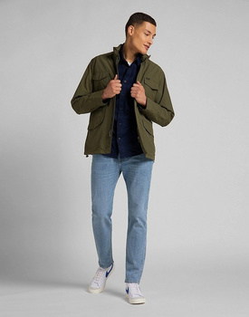 MĘSKA KURTKA PRZEJŚCIOWA LEE FIELD JACKET OLIVE GREEN L88RKDNX 112123778
