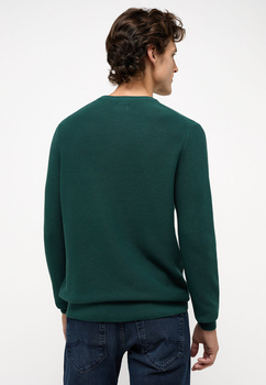 MUSTANG EMIL C CREW MĘSKI SWETER ELEGANCKA JUNE BUG 1014435 6485