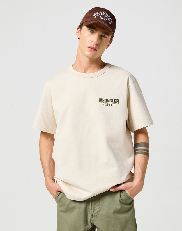 WRANGLER MĘSKA CZAPKA Z DASZKIEM WRANGLER LOGO CAP MOLE 112356874