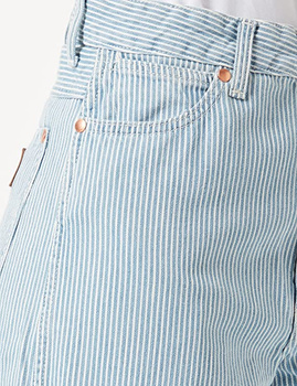 WRANGLER BARREL HICK HORAY W2H7AM44F DAMSKIE SPODNIE MATERIAŁOWE W PASKI 112146032