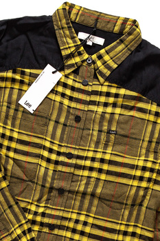 KOSZULA LEE FABRIC MIX SHIRT LEMON ZEST L45LPXMM 112110280