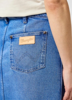 DAMSKA SPÓDNICA WRANGLER DENIM MAXI SKIRT ONCE LOVED 112356425