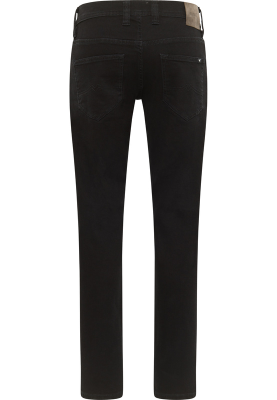 Męskie Spodnie Jeansowe Mustang Style Oregon Slim Denim Black 1014594 4000 900