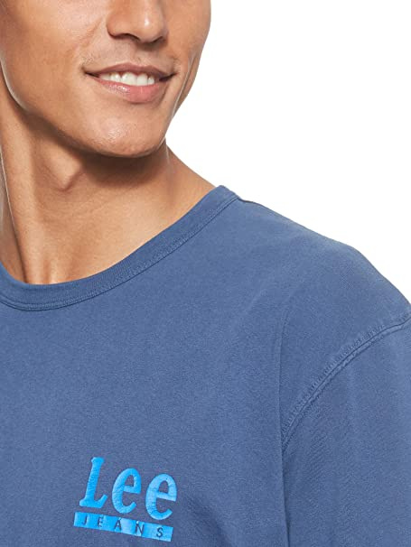 LEE HALF SLEEVE GRAPHIC MĘSKI T-SHIRT KOSZULKA Z KRÓTKIM RĘKAWEM LOGO SKY CAPTAIN L63GFEHY 112115025