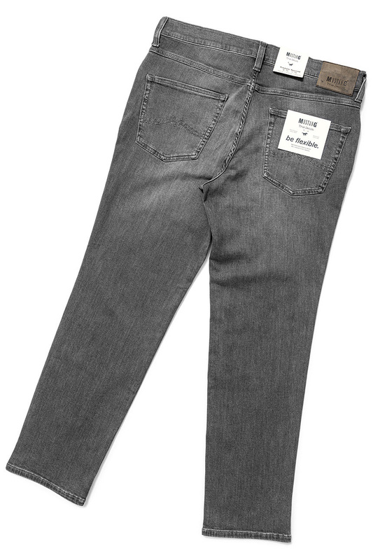 MUSTANG TRAMPER TAPERED MĘSKIE SPODNIE JEANSOWE DENIM GREY 1012443 4500 883