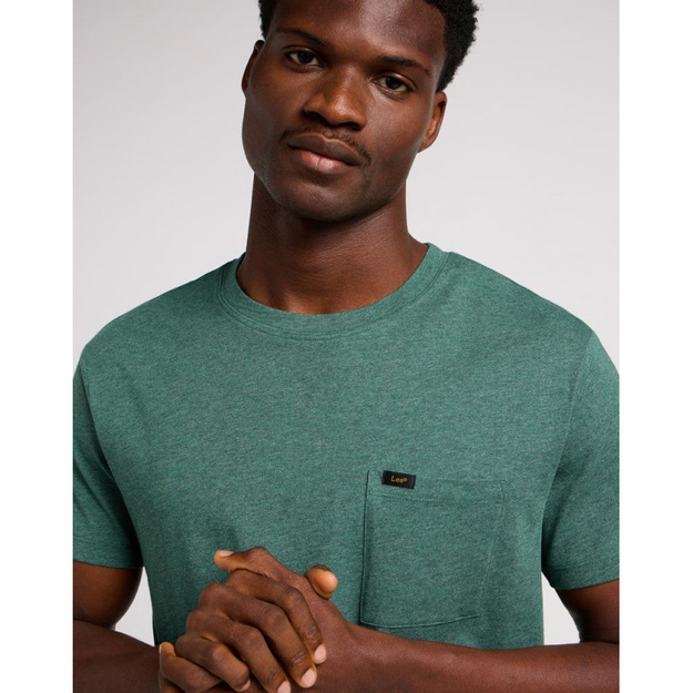 MESKA KOSZULKA LEE ULTIMATE POCKET TEE EVERGREEN 112349075